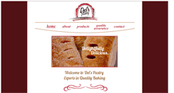 Desktop Screenshot of delspastry.com